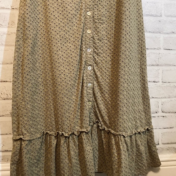 Macys Floral Textured Summer Dress M - Picture 3 of 5